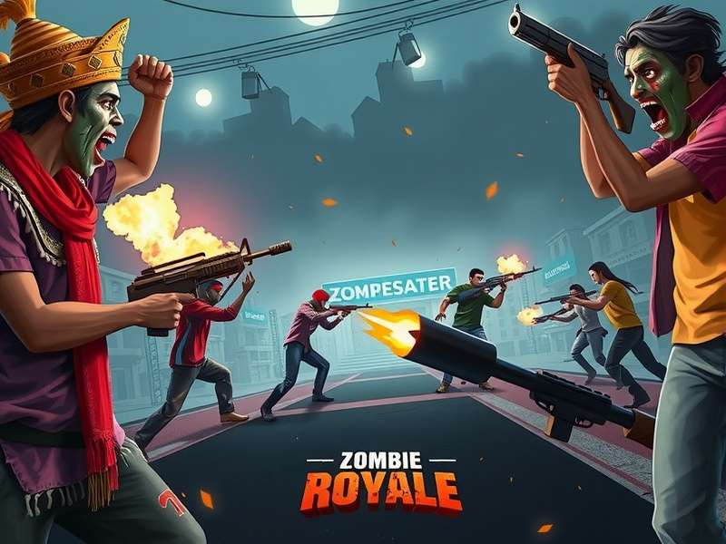Zombie Royale weapons and equipment showcase
